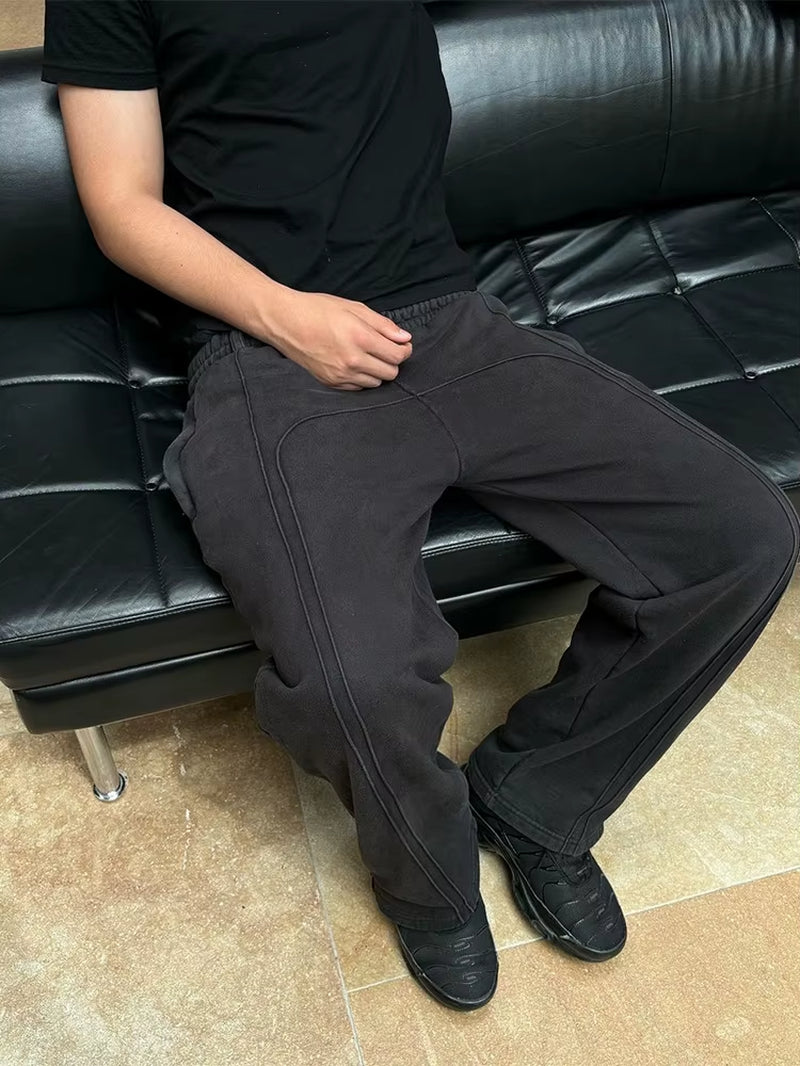 2025 Summer New Y2K Clothes Men'S Clothing and Women'S Pants Fitness Pants Fashion Trend High Street Pants Casual Pants