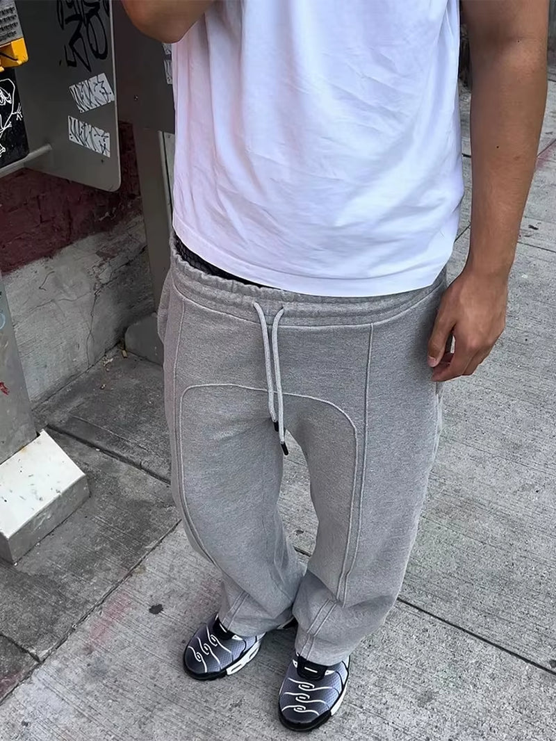 2025 Summer New Y2K Clothes Men'S Clothing and Women'S Pants Fitness Pants Fashion Trend High Street Pants Casual Pants